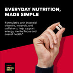 GNC Mega Men Energy & Metabolism Multivitamin for Men, 180 Count | Clinically Studied Antioxidants Support Energy Production, Colon and Prostate Health, Calorie Burning, and Mental Sharpness