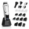 OLOV For Man Beard Trimmer, 21 Piece All-in-One Mens Grooming Kit and Hair Clipper, Nose, Ear,Body and Face, Electric Razor with USB Recharge Dock