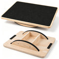 Wooden Balance Board, 350LBS Anti-Slip Balance Trainer