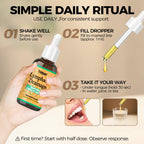 Lymphatic Drainage Drops for Bloat Relief & De-Puff - 2 Fl Oz | Cleavers, Stillingia Root, Prickly Ash Bark, Red Clover Flower | Herbal Liquid Formula for Healthy Flow & Circulation Support
