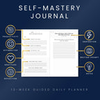 Buy now Self-Mastery Journal for Men - Gratitude Journals â€“ 5 Minute Journal - Reflection Manifestation Journals for Mindfulness â€“ Self Care Journal â€“ Goal / Guided Gratitude Journal for Women & Men at indiglob india