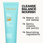Buy now Pacifica Beauty Sea Foam Face Wash, Daily Gentle Foaming Cleanser, With Coconut Water + Sea Algae, Removes Makeup, For Combination and Oily Skin, Vegan & Cruelty Free at indiglob india
