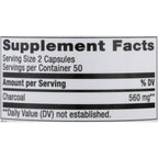Nature's Way Activated Charcoal - Charcoal Supplement that Binds Unwanted Materials & Gas* - Alternative to Powder - Gluten-Free & Dairy-Free - 100 Count