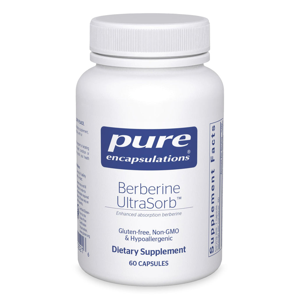 Pure Encapsulations Berberine UltraSorb, 60 Capsules | Enhanced Absorption Berberine Phytosome 550 mg, Supports Metabolic and Cardiometabolic Health*