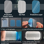 Buy now PAMASE 50/80 Pcs Gel Pads for Abs Stimulator - Replacement Pads for Abdominal Muscle Trainer, Reusable Ab Workout Toner Belt Accessory at indiglob india