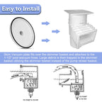 SP1106 Pool Skimmer Vacuum Plate for Hayward Swimming Pool Skimmer Adapter