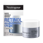 Buy now Neutrogena Rapid Wrinkle Repair Retinol Face Moisturizer, Fragrance Free, Daily Anti-Aging Face Cream with Retinol & Hyaluronic Acid to Fight Fine Lines, Wrinkles, & Dark Spots, 1.7 oz at indiglob india