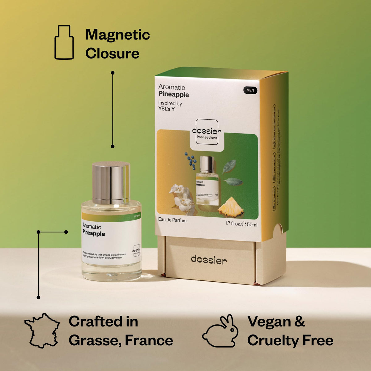 Dossier - Aromatic Pineapple - Inspired by Y - Men EDP