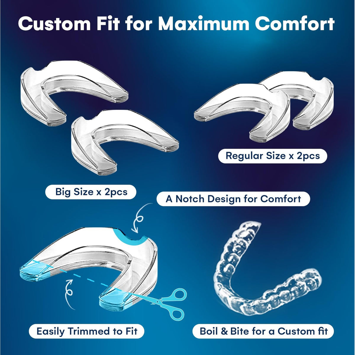 Mouth Guard for Grinding & Clenching Teeth at Night, Sleeping Mouthguard