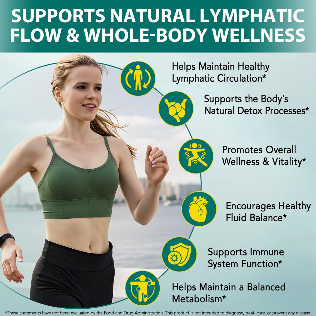 Lymphatic Drainage Supplements, 4275mg Lymph System Support for Immune