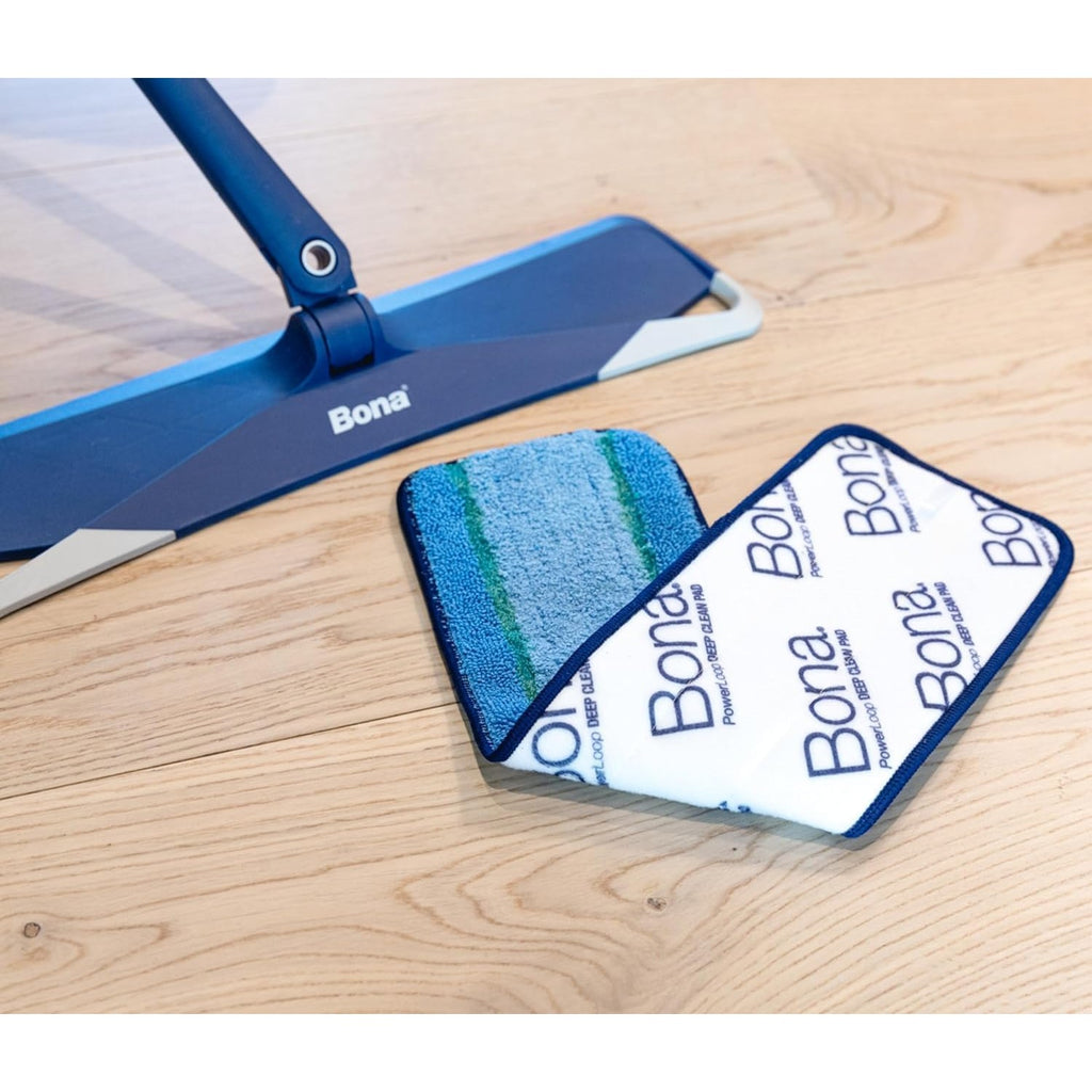Buy now Bona Mop Microfiber Deep Cleaning Pad for Hardwood & Hard Surface Floors - 1-Pack - For Use With Bona Mops - Dual Zone Cleaning at indiglob india