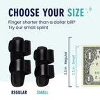 Buy now Dr. Frederick's Original Trigger Finger Splint - 2 ct - Mallet Splint & Brace for Arthritis, Injury, & Sprain - Fits Index, Middle, & Ring Fingers - Adjustable for All-Day Comfort - Doctor-Developed at indiglob india