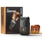 MANSCAPED® The Handyman™ Compact Face Shaver – Portable Men’s Travel Facial Hair Groomer, USB-C Rechargeable Razor, Electric Foil Face Shaver, Waterproof, Cordless, Dual-Action SkinSafe® Foil Blades
