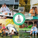 Mosquito Repellent Refills for Outdoor Indoor, Includes 2-Pack 280 Hr Repellent Refill with 20’ Mosquito Protection Zone, Highly Effective, Long Lasting, DEET-Free, No Spray