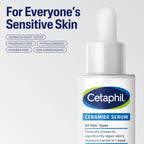 Buy now Cetaphil Ceramide Serum, Hydrates and Restores Skin Barrier, Formulated with Ceramides & Centella Asiatica, Designed for Sensitive Skin, Fragrance Free, Dermatologist Tested, 1oz at indiglob india