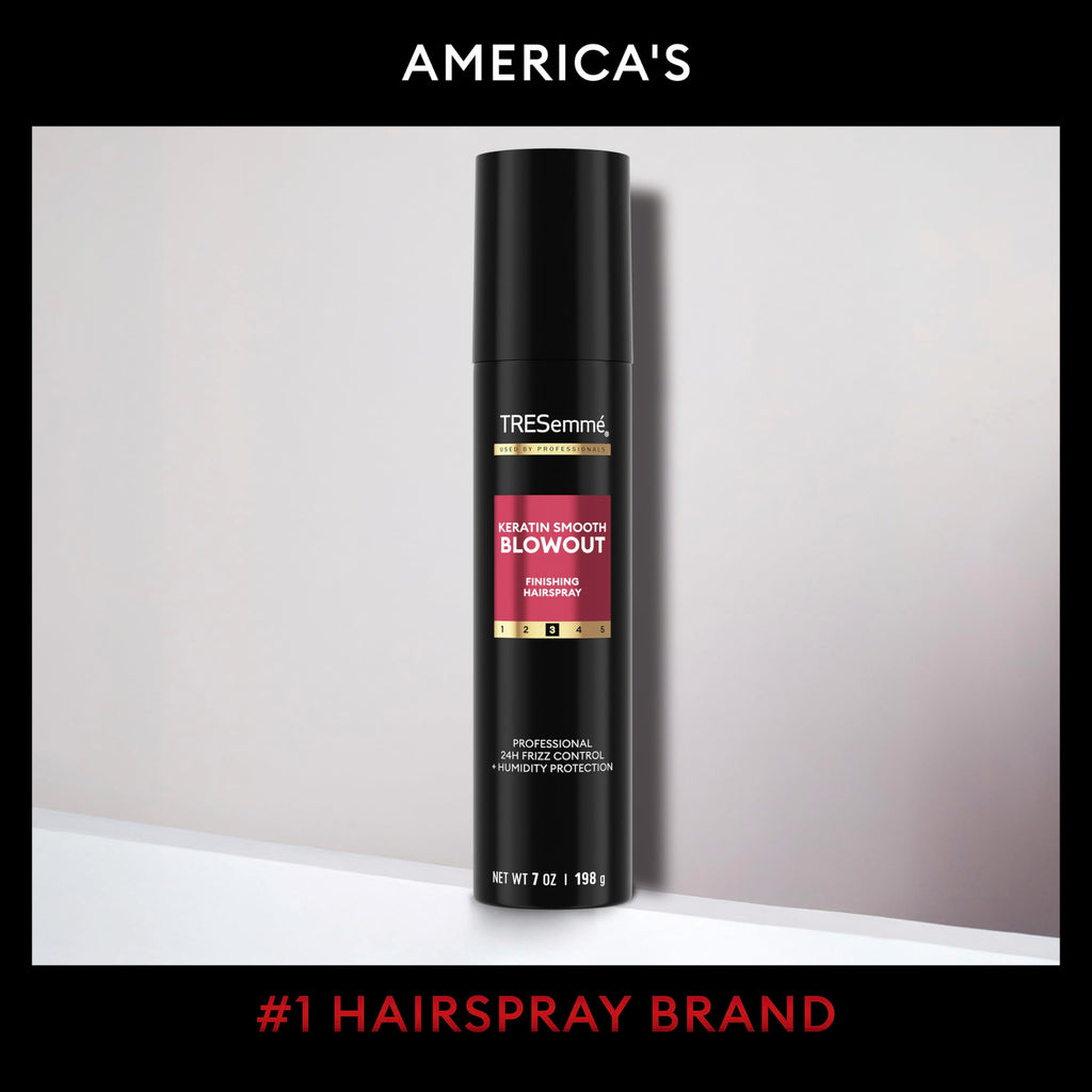 TRESemmé Anti-Frizz Flexible Hold Finishing Spray Keratin Smooth 7 oz | Weightless hair spray, finishing spray, smooth finish, Frizz control