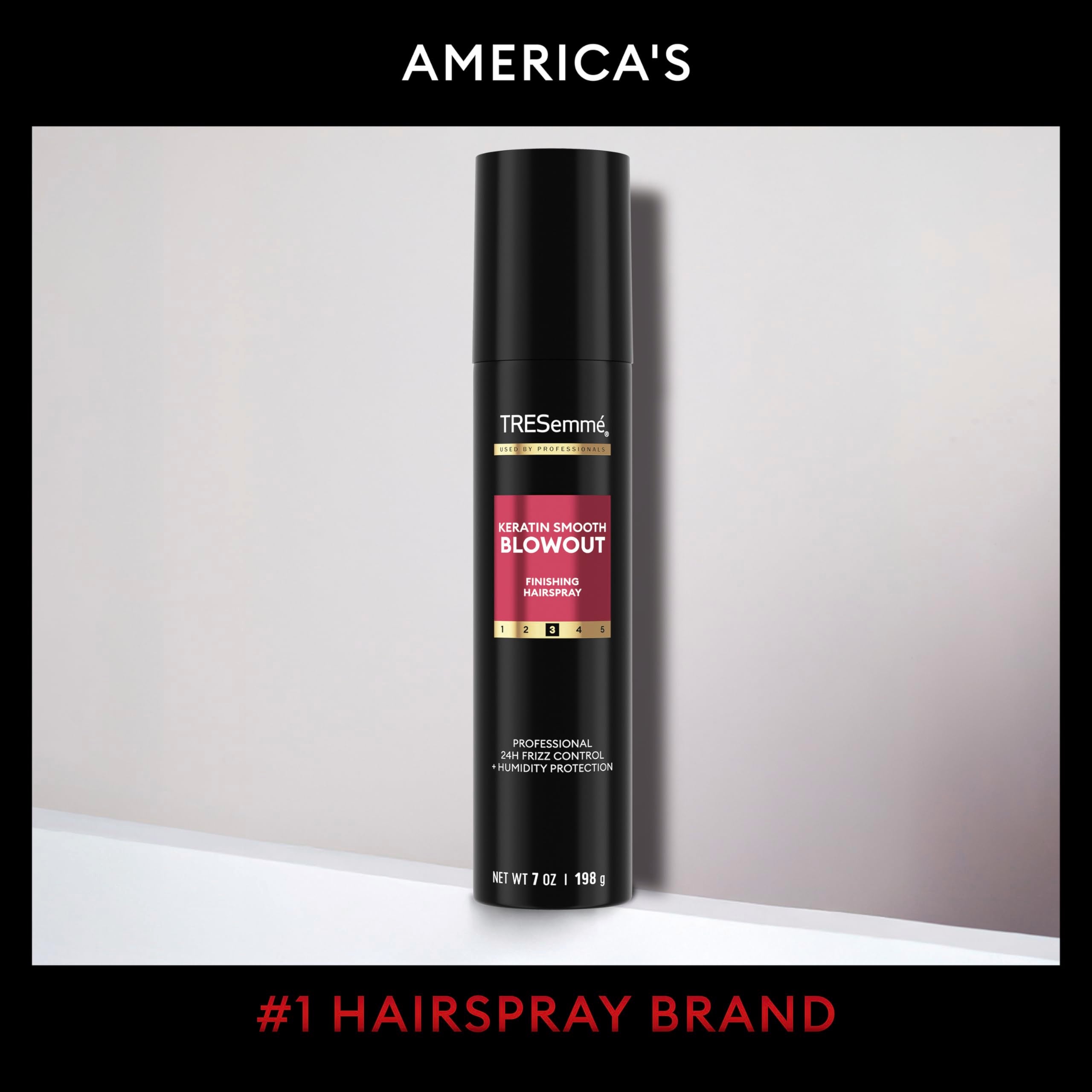 TRESemmé Anti-Frizz Flexible Hold Finishing Spray Keratin Smooth 7 oz | Weightless hair spray, finishing spray, smooth finish, Frizz control