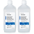 McKesson Isopropyl Rubbing Alcohol 70% USP First Aid, 32 oz, 2 ct