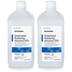 McKesson Isopropyl Rubbing Alcohol 70% USP First Aid, 32 oz, 2 ct