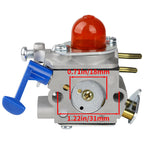Huztl 128LD Carburetor for Husqvarna 128L 128LDX 128R 128RJ 125R 125RJ 128C 128CD Trimmer Edger 545081848 C1Q-W40A Carb w Tune Up Kit