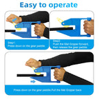 Heavy Duty Stall Mat Grippers - Pair of 2 Mat Movers Tool for Horse Stalls, Gym, Barn, and Trailer, Makes Moving Rubber Mats Easier, Saves Your Back and Hands