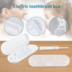 Buy now Fowecelt 2 Pack Electric Toothbrush Travel Case for Oral-B Pro and Other Electric Toothbrush, Portable Travel Toothbrush Holder (White & Clear) at indiglob india