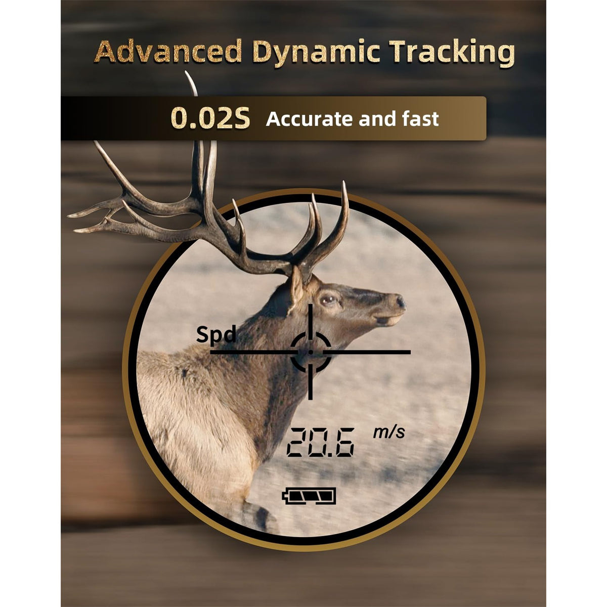 AOFAR HX-700N Hunting Range Finder 700 Yards Waterproof Archery Rangefinder for Bow Hunting with Range and Speed Mode, Free Battery, Carrying Case