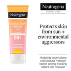 Buy now Neutrogena Invisible Daily Defense Sunscreen Lotion, Broad Spectrum SPF 60+, Oxybenzone-Free & Water-Resistant, Sun & Environmental Aggressor Protection, Antioxidant Complex, 3.0 fl. oz at indiglob india