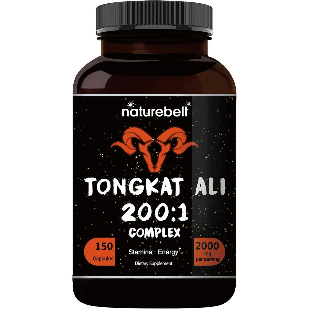 Buy now Tongkat Ali 200:1 (Longjack) Extract for Men, 2000mg Per Serving, 150 Capsules, Indonesia Origin, Eurycoma Longifolia | with Panax Ginseng for Energy, Stamina, & Male Health Support at indiglob india
