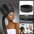 Buy now Bonnet Hood Hair Dryer Attachment - Soft, Adjustable Extra Large Bonnet Hair Dryer for Speeds Up Drying Time at Home, Easy to Use for Styling, Curling and Deep Conditioning (Black) at indiglob india