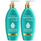OGX Locking + Coconut Curls Air Dry Cream, No Parabens, 6 oz