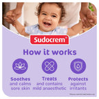 Buy now Sudocrem Diaper Rash Cream for Baby's Skin, Triple Action Diaper Rash Paste that Soothes, Treats and Protects, 15.29% Zinc Oxide Cream - 4.4oz (125g) at indiglob india