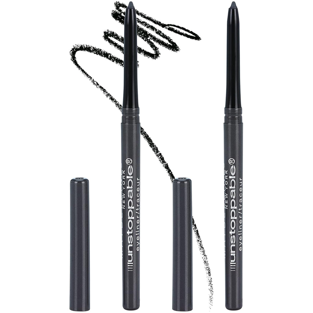 Buy now Maybelline Unstoppable Waterproof Mechanical Black Eyeliner Pencil, Easy to Apply, Smooth Glide, Up to 24 Hour Wear, Onyx at indiglob india