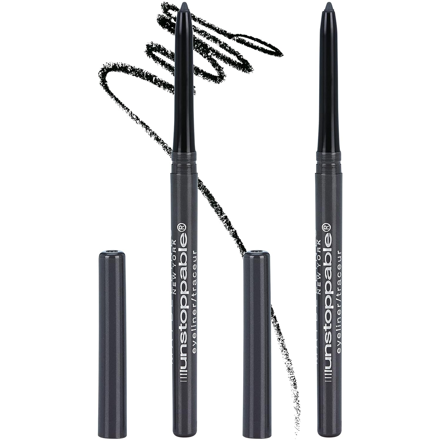 Buy now Maybelline Unstoppable Waterproof Mechanical Black Eyeliner Pencil, Easy to Apply, Smooth Glide, Up to 24 Hour Wear, Onyx at indiglob india