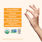 ORGANIC INDIA Ashwagandha Capsules - Organic Ashwagandha Supplement - Vegan Ashwagandha Root, Gluten-Free, Kosher, Non-GMO, Supports Stress Relief, Energy, and Sleep - 90 Capsules