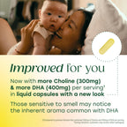 MegaFood Baby & Me 2 DHA & Choline Prenatal Vitamins, 60 Liquid Capsules