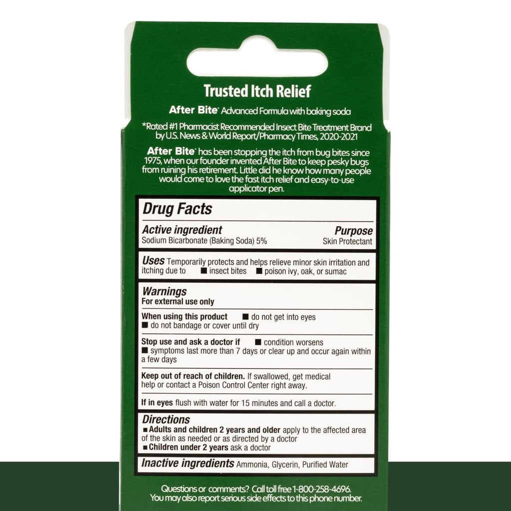 After Bite Advanced Bug Bite Itch Relief, Portable Pen Applicator, 4Pk