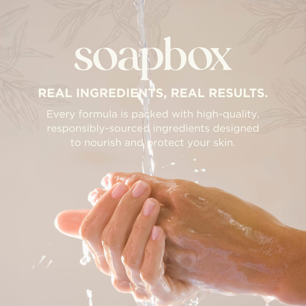 Buy now Soapbox Liquid Hand Soap, Coconut Milk & Sandalwood, Gentle & Moisturizing Hand Wash for Kitchen and Bathroom, Vegan & Cruelty Free Scented Hand Soap 12 Ounce Pump Bottles (Pack of 3) at indiglob india