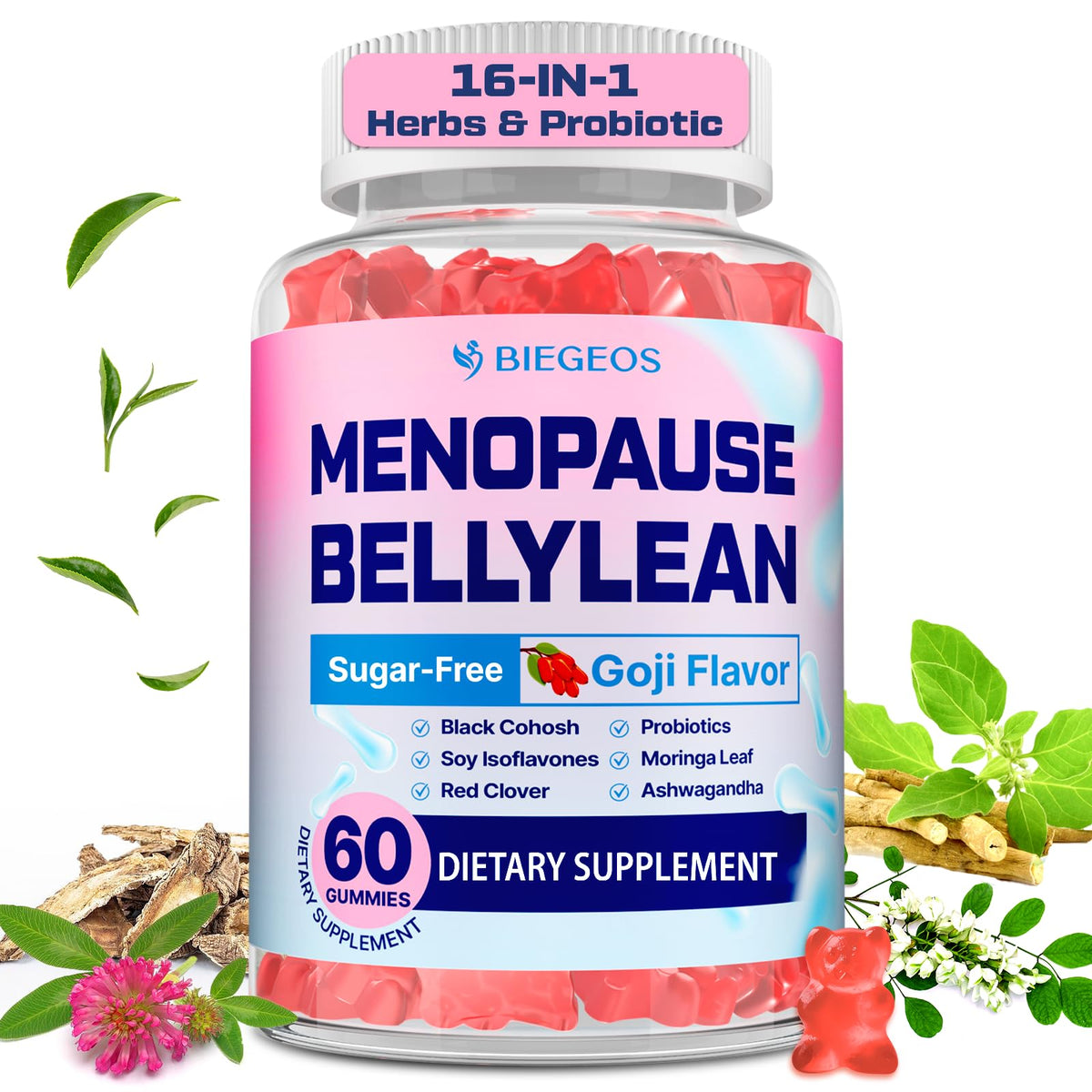 Menopause Supplements for Women, Hot Flashes & Night Sweats, 60-Day Supply