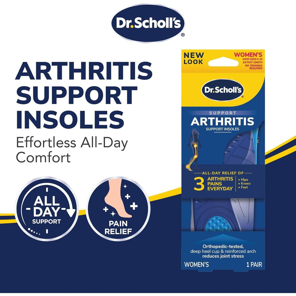 Buy now Dr. Scholl's Arthritis Support Insoles, Women, 1 Pair at indiglob india