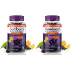 Sambucol Elderberry Gummies - Immune Support Supplement - 90 Count | Advanced Formula For Adults & Kids with Vitamin C & Zinc, Sambucol Elderberry are High in Antioxidants, Gluten Free, Vegan