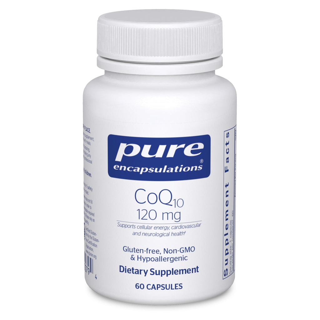 Pure Encapsulations CoQ10 120 mg, 30 Capsules | Coenzyme Q10 Supplement for Heart Health, Energy, Antioxidants, and Cardiovascular Health*