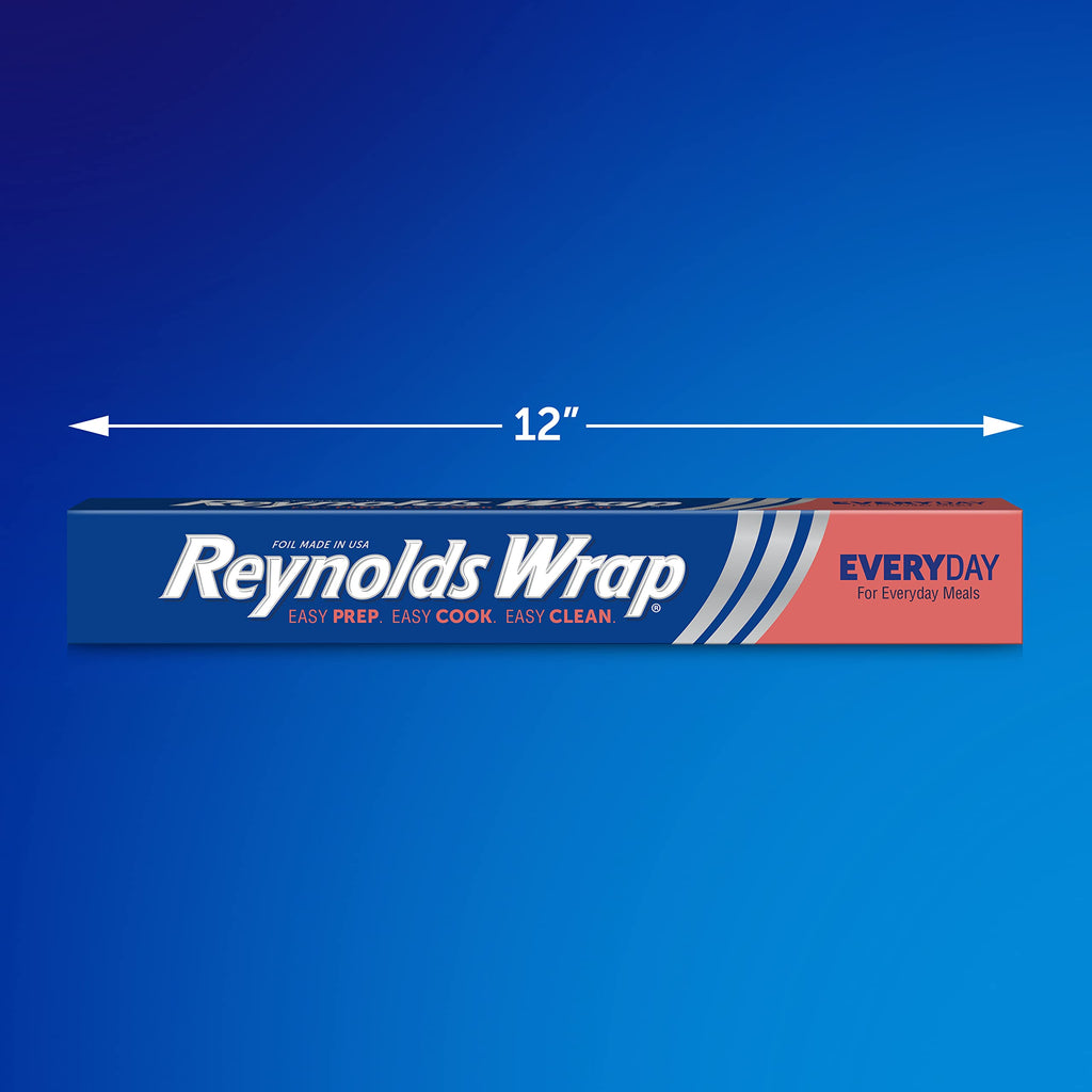 Reynolds Wrap Everyday Strength Aluminum Foil, 75 Square Feet