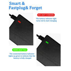 42V Replacement Charger 3-Prong, 42V 2A Electric Scooter Charger-36V Power Adapter for Jetson, Hover-1, Swagtron, Hoover, Razor, Gotrax