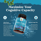 Neuro Health Brain Supplements for Memory and Focus - Nootropic Pills 60ct | Nootropics brain health supplement to support memory, focus, brain fog, mental clarity & healthy focus for adults