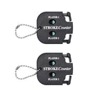 Medsuo 2 PCS Golf Score Counter, 2 Player Stroke for Golf Game Scorekeeper