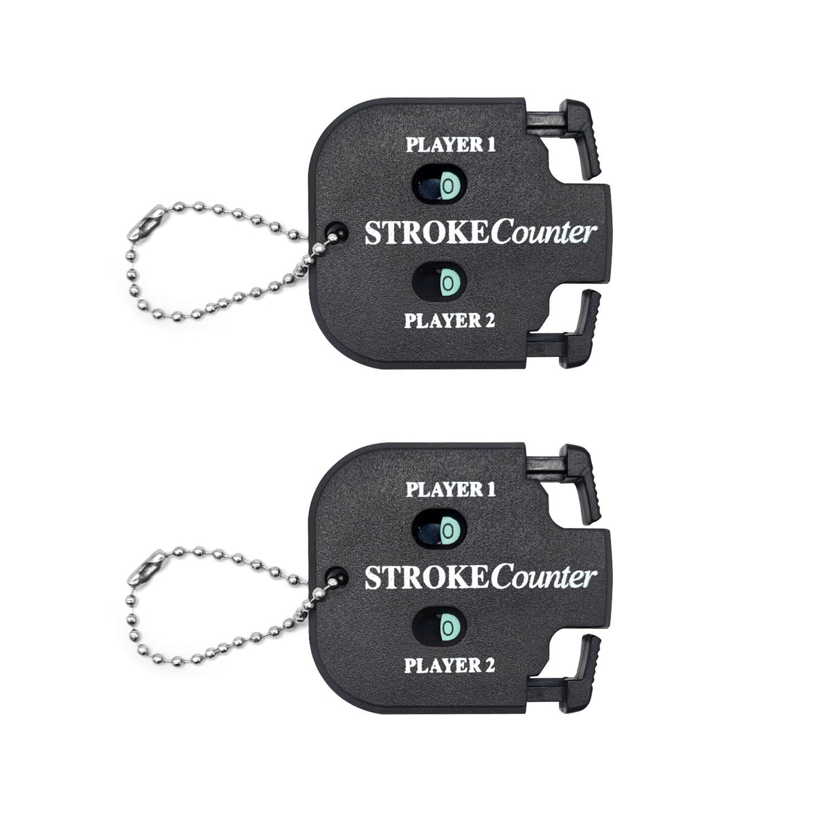 Medsuo 2 PCS Golf Score Counter, 2 Player Stroke for Golf Game Scorekeeper