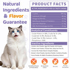 Lysine for Cats Treats for Immune Support with Colostrum, Omega-3, 500ct