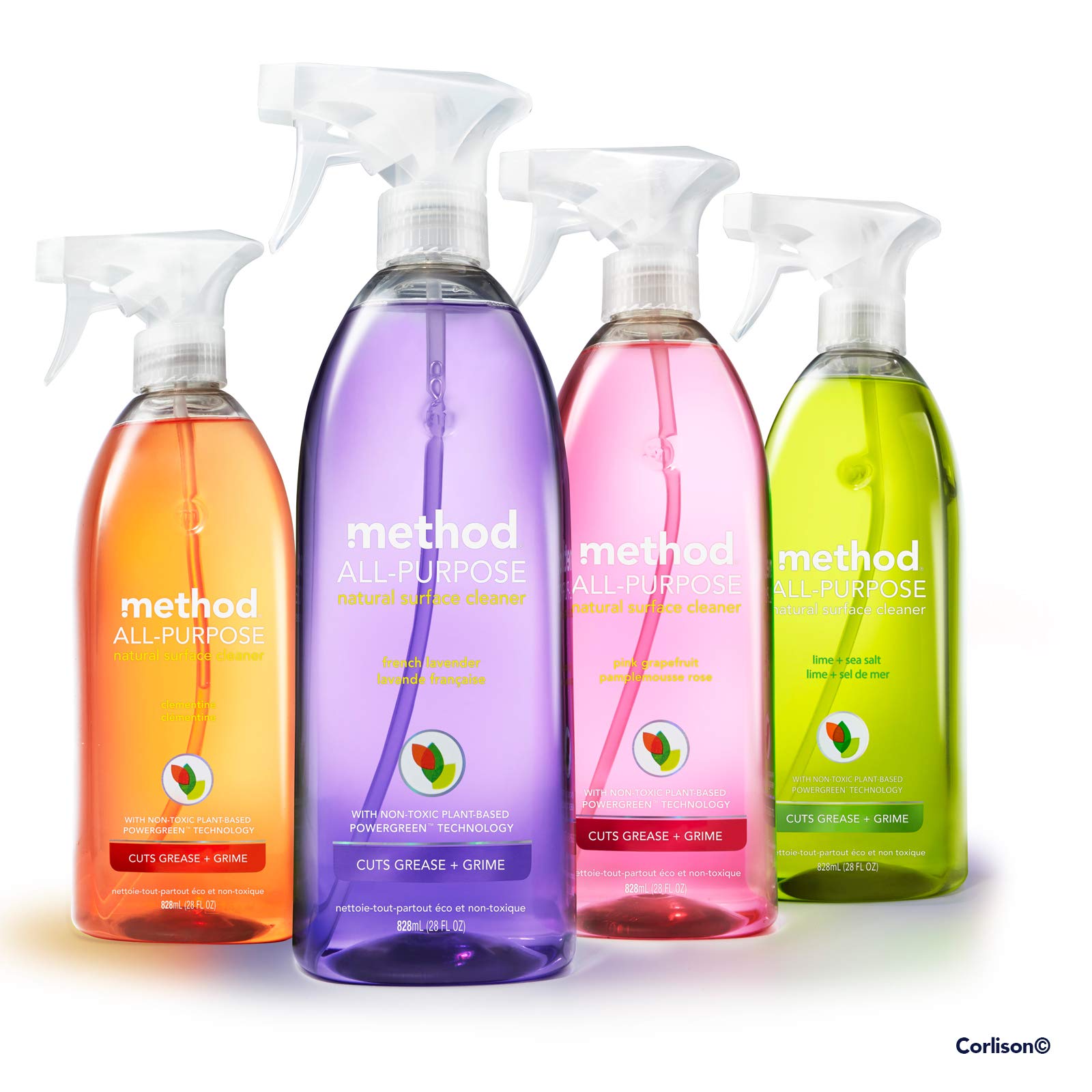 Buy now Method All-Purpose Cleaner, Pink Grapefruit, Perfect for Most Counters, Tiles, Stone, and More, 28 oz spray bottle at indiglob india