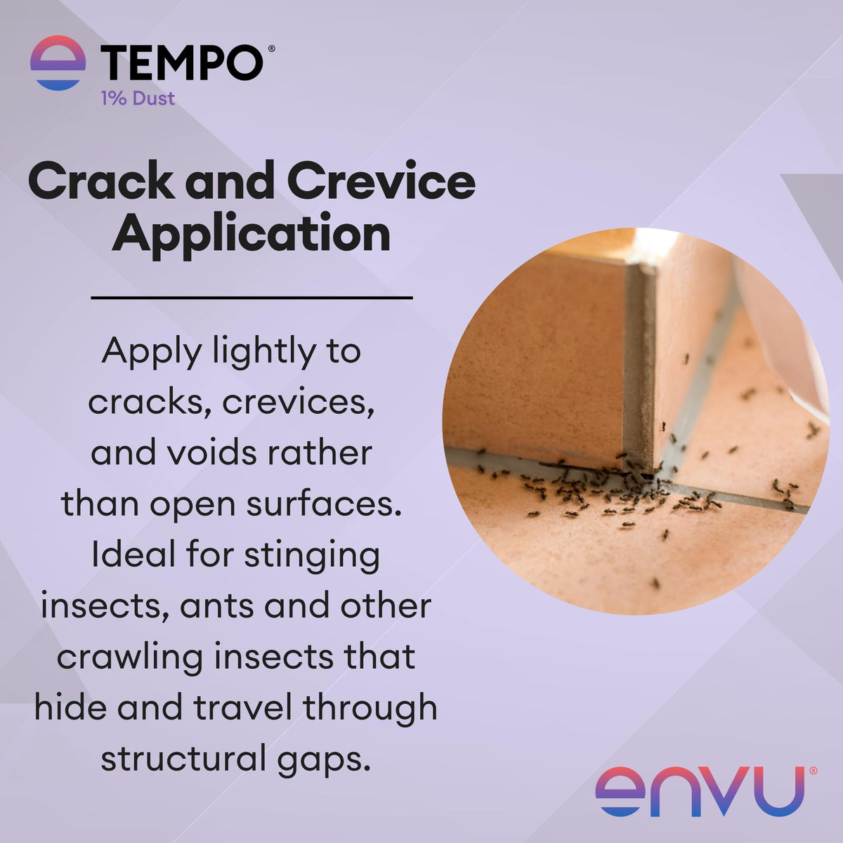 Tempo 1% Dust Insecticide 1.25 lbs | Ready-to-Use Cyfluthrin Bug Dust for Ants, Spiders, Roaches, Bed Bugs, and Stinging Insects | Crack and Crevice Pest Control